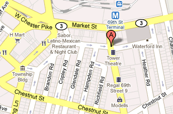 Tower Theater Map