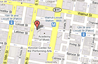 Academy of Music Map