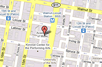 Merriam Theater Map