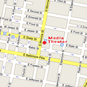 Media Theater for the Performing Arts Map