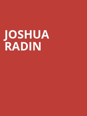 Joshua Radin Poster