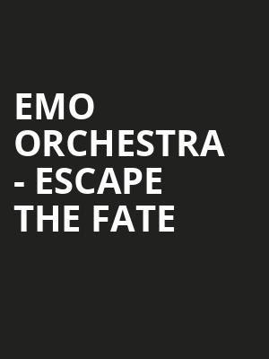 Emo Orchestra Escape the Fate, Keswick Theater, Philadelphia