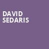 David Sedaris, Keswick Theater, Philadelphia