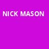Nick Mason, Merriam Theater, Philadelphia