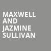 Maxwell and Jazmine Sullivan, Wells Fargo Center, Philadelphia